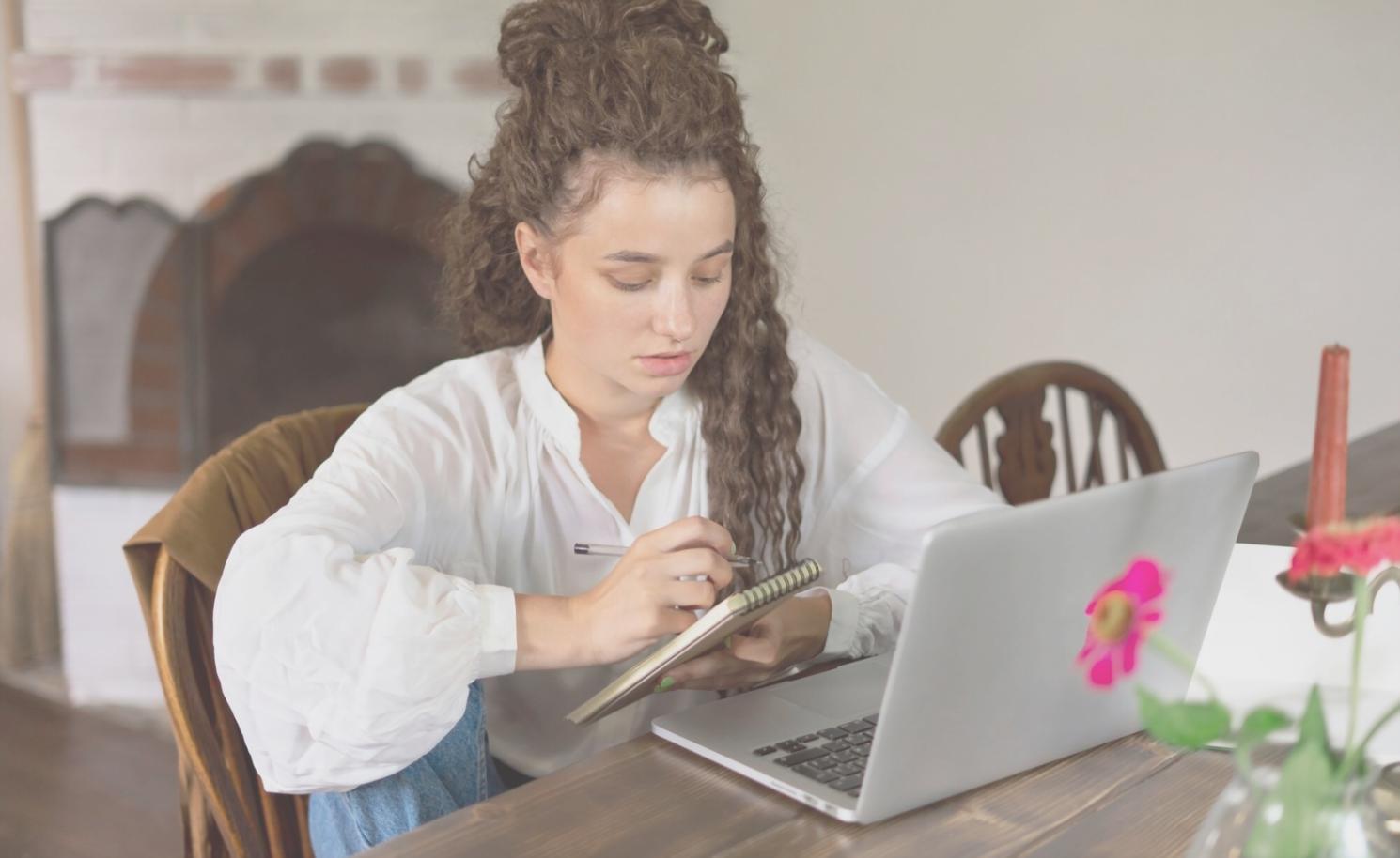 Modern office workspace with financial automation systems in use